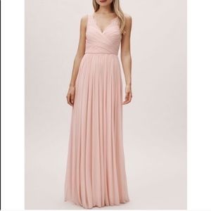 BHLDN Fleur dress in blush